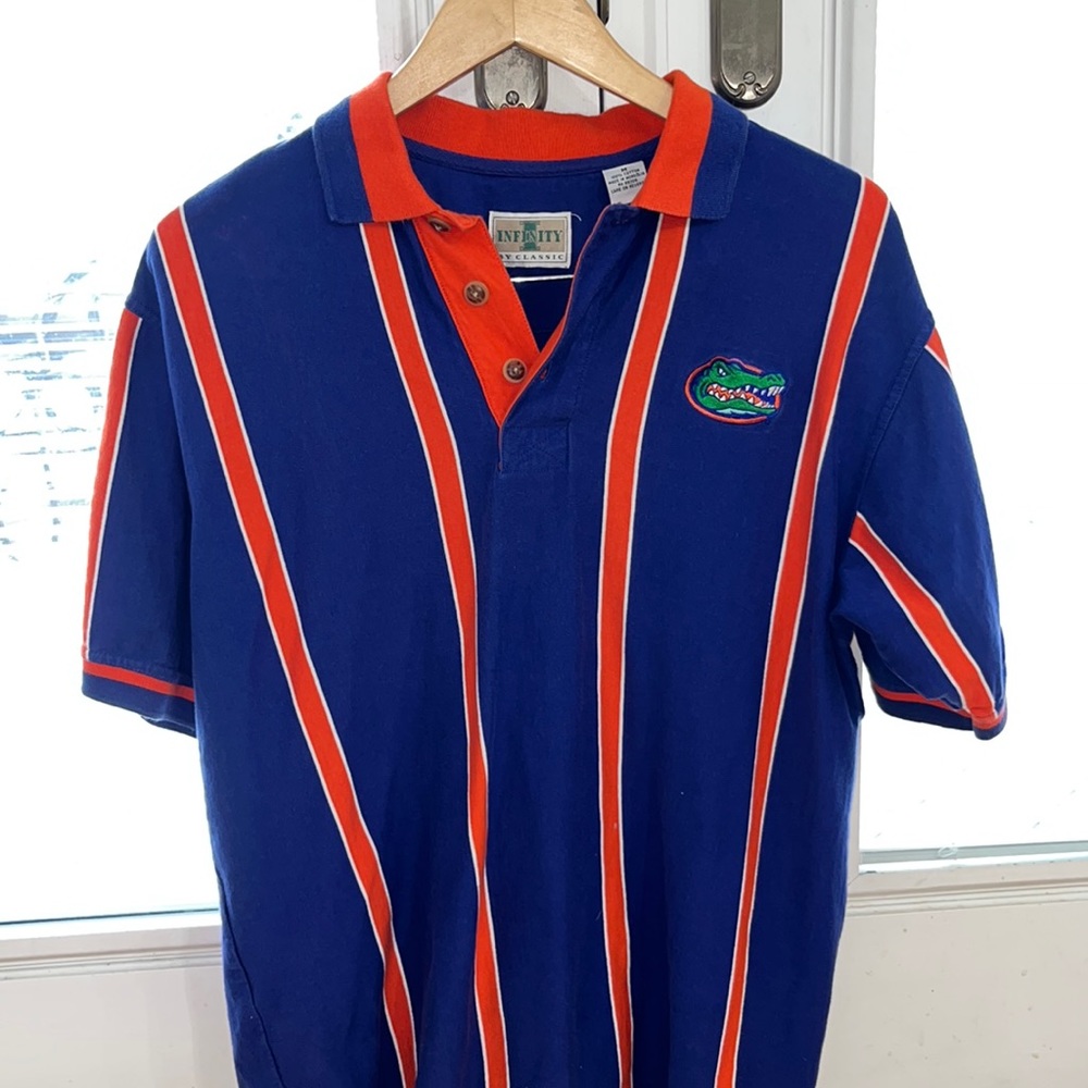Florida Gators Striped Polo - Soft and Great Condition